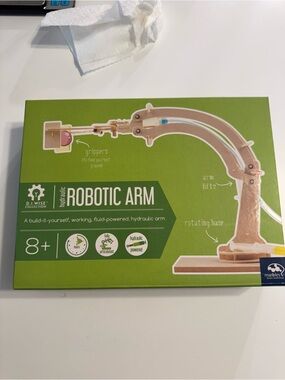 Hydraulic Robotic Arm STEM Kit - Green Box